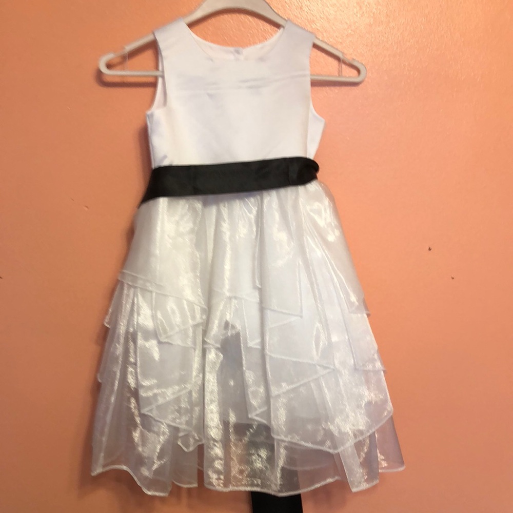 Toddler Size 4 White Dress